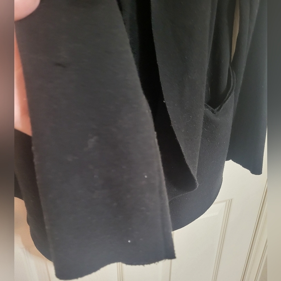 BLACK CARDIGAN WITH POCKETS - Picture 6 of 7